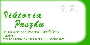 viktoria paszku business card